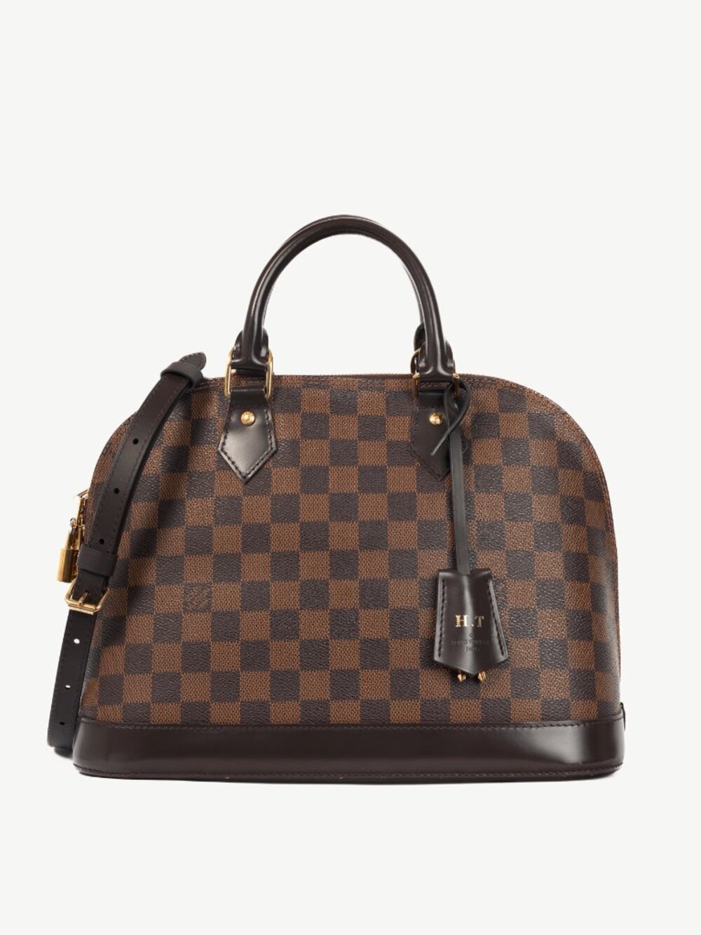 Louis Vuitton Alma PM Damier Ebene Canvas Tote